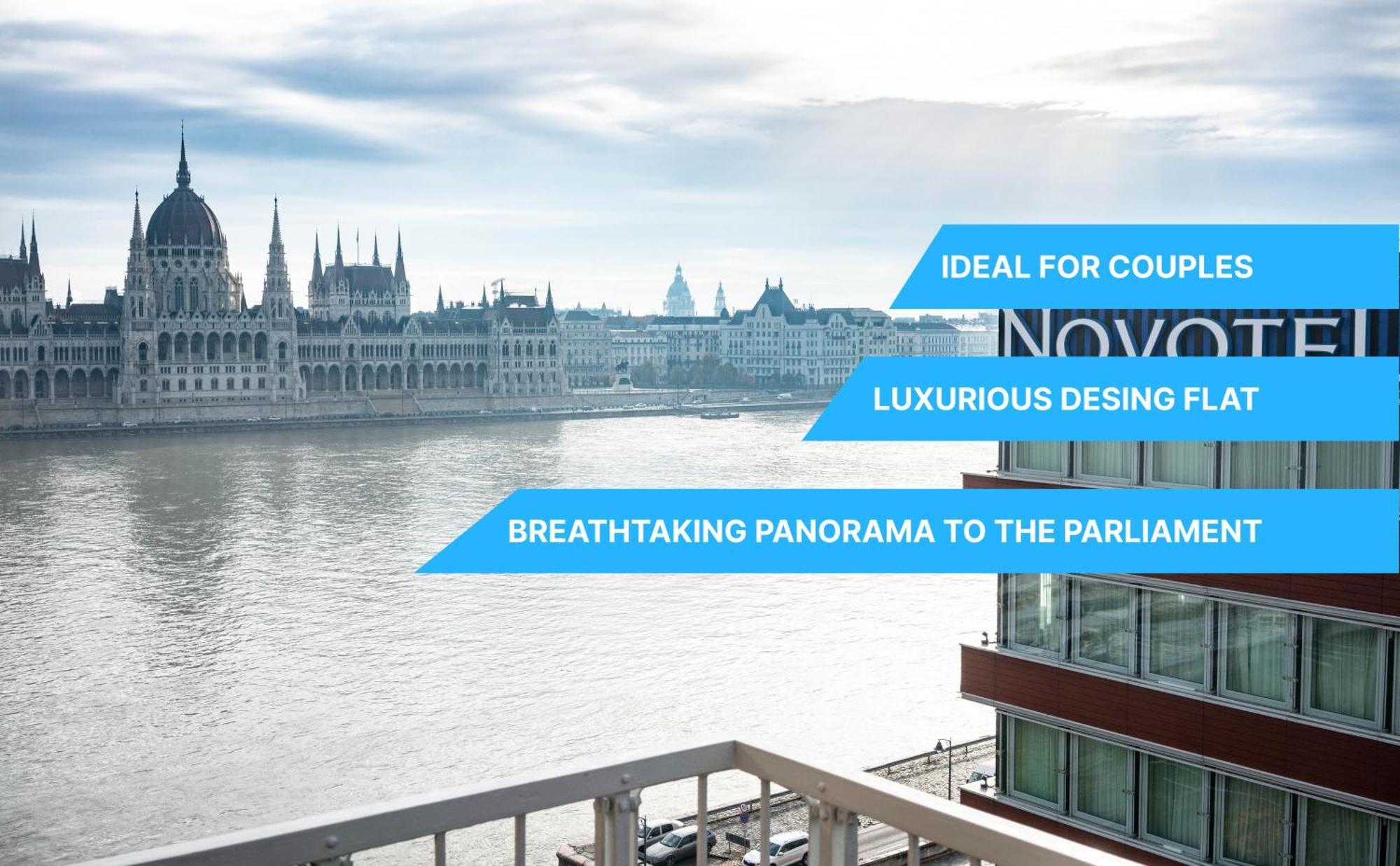 Riverside Luxury Panorama Home - Smarttv, Fastwifi Budapest Eksteriør bilde